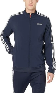 adidas Men's Essentials 3-Stripes Tricot Track Jacket - Picture 1 of 30
