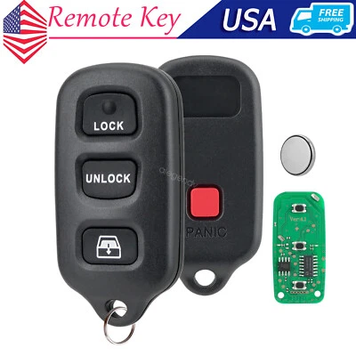For 2001 2002 2003 2004 2005 2006 2007 2008 Toyota Sequoia Remote Key Fob 4B - Image 1 of 4