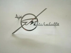 MICHELOTTI Metal chromium badge 105 mm. lenght - Picture 1 of 3