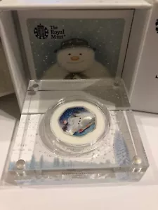 2018 Snowman 50p Coloured Silver Proof 50 pence Sold Out In 14 Hours!!!! - Picture 1 of 9