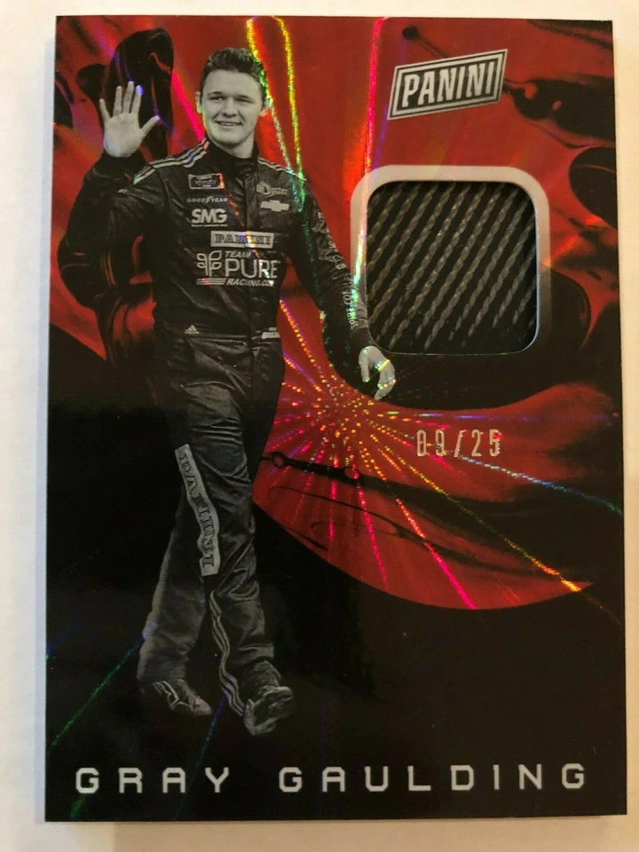 2019 PANINI GRAY GAULDING NATIONAL CONVENTION RAINBOW RACE USED SUIT #d 09/25 - Image 1 of 2