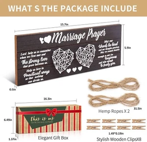 Elegant Wedding and Engagement Gifts for Couples - Photo Holder and Prayer Frame - Picture 1 of 7