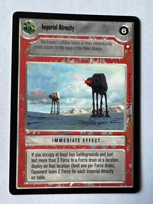 Star Wars CCG Special Edition Imperial Atrocity SWCCG SE - Image 1 of 2
