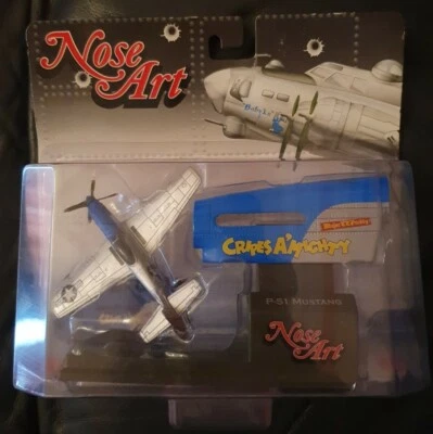 Corgi Aviation Nose Art P-51 Mustang 'Cripes A'Mighty' CS90356 Die Cast Model - Image 1 of 2