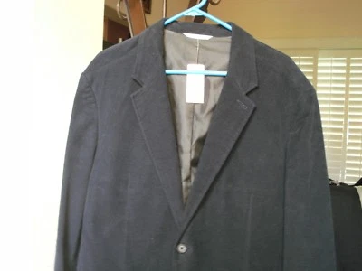 NWT GAP DARK BLU SPORT COAT SIZE (XL  44) 100% VELVETY COTTON + LUXURIOUS LINING - Image 1 of 3