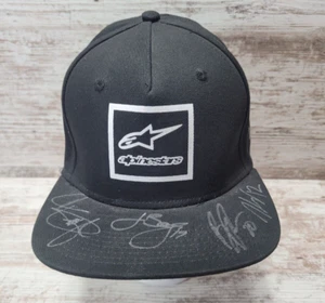 AlpineStars Hat Cap Adult Black Snapback Formula 1 Motocross Signed (Unknown) - Picture 1 of 14