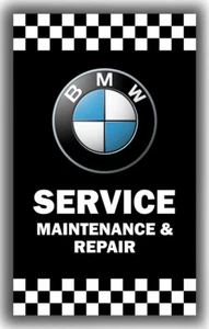 BMW Service Automotive Wall Decor Flag 3x5ft90x150cm Maintenance & Repair banner - Picture 1 of 6