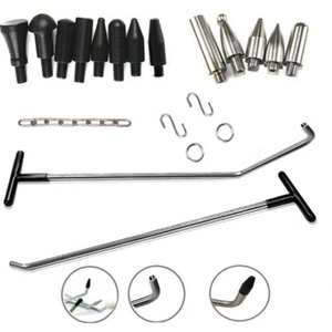 Kit de herramientas de reparación de abolladuras sin pintura, herramientas de eliminación de abolladuras, varillas de eliminación automática de abolladuras - Imagen 1 de 13