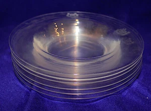 Set of 6 Steuben Soup Bowls with Armorial - Picture 1 of 4