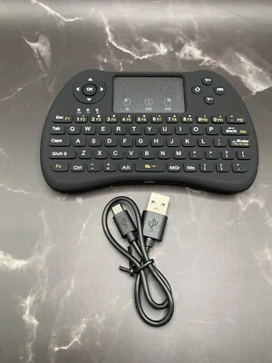 Mini 2.4Ghz Wireless Keyboard Touchpad With Mouse For PC PS4  Smart TV - Image 1 of 4