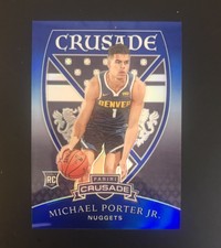 Michael Porter Jr 2018-19 Chronicles Crusade Blue Prizm RC See Pics Serial /99