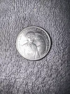 2022 D Dr. Sally Ride Quarter MAJOR ERROR Ghost Comet Tail "IN COD WE" - Picture 1 of 4