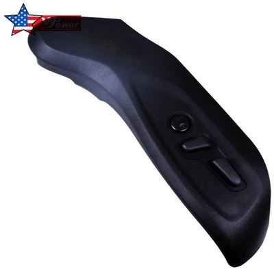 Cubierta exterior del interruptor eléctrico del asiento negro lado izquierdo del conductor para Hyundai Tucson 2016-2021 Foto 1 de 4