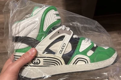 Gucci Cesta Alta Verde Demetra - NUEVO Auténtico con Caja y Bolsa para el Polvo Foto 1 de 4