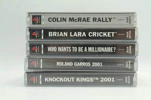 Bundle 5 PlayStation 1 PS1 Games: Colin McRAE, Brian Lara, Roland Garros - Picture 1 of 4
