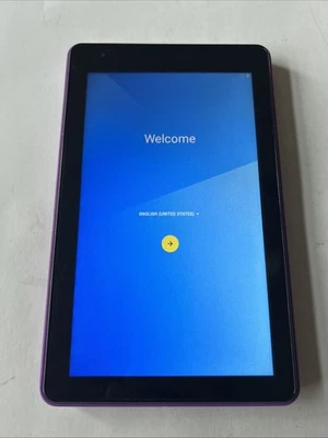 RCA Voyager 7" 16GB Purple Tablet Quad Core, Android OS, Model RCT6873W42 - Image 1 of 3