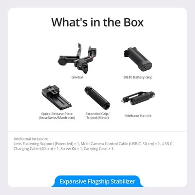 DJI RS4 RS 4 Pro Handheld 3-Axis Gimbal Stabilizer For DSLR Mirrorless Cameras - Image 1 of 4