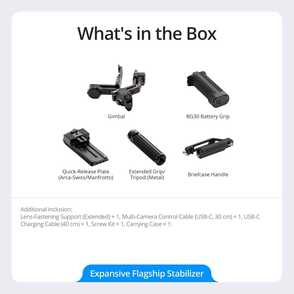 DJI RS4 RS 4 Pro Handheld 3-Axis Gimbal Stabilizer For DSLR Mirrorless Cameras - Image 1 of 4