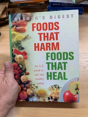 2001 "FOODS THAT HARM FOODS THAT HEAL" READERS DIGEST 1.4kg HARDBACK BOOK (P7) Foto 1 de 4