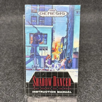 Bailarina de Sombras El Secreto de Shinobi Solo Manual (Génesis) - Auténtico Foto 1 de 2