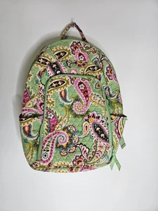 Vera Bradley großer gesteppter Rucksack grün bunt Tutti Frutti Paisley - Bild 1 von 6
