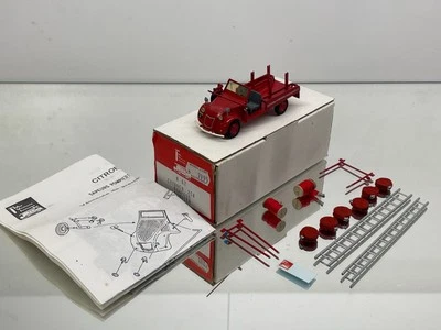 MVI K62 CITROEN 2CV TORPEDO POMPIER FIRE BRIGADE -RED 1:43- BUILT KIT IN BOX - Photo 1/4