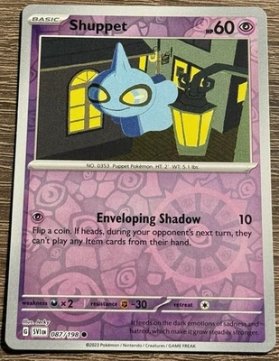 Shuppet 087/198 - Sv01: Scarlet & Violet Base Set Reverse Holo NM/M (L) - Image 1 of 2