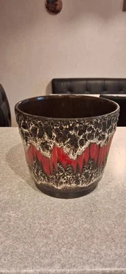 60/70er Scheurich Blumentopf Blumenübertopf VINTAGE - Bild 1 von 4