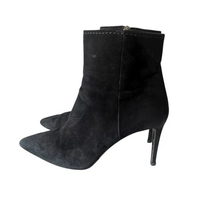 PRADA Suede Zip Stiletto Ankle Booties Size:40 - Image 1 of 4