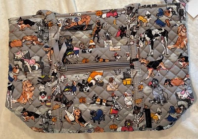 Vera Bradley Happy Howl-o-ween Halloween Dog Show Small Tote  Purse Bag  Exact - Image 1 of 4