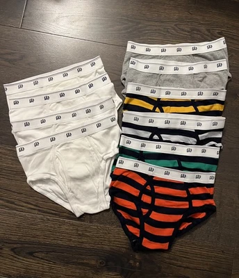 10 pares de ropa interior corta Gap niños niños XXL (14-16) blanca/gris/multicolor nueva sin etiquetas Foto 1 de 4