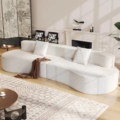 Sofá seccional sofá curvo sofá cama sofá Chesterfield sofá en forma de anacardo tatami Foto 1 de 4