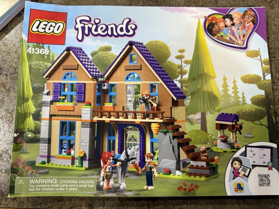 Lego Friends Mia's House (41369) Instructional Manual Booklet Only - Image 1 of 1