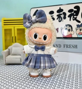 (No Dolls) Butterfly Skirt Shoes For 17/15cm POP MART LABUBU Clothes Dress Set - Picture 1 of 8