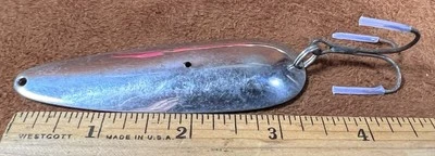 Dardevle Silver 3 3/8" Spoon Lure - Image 1 of 2