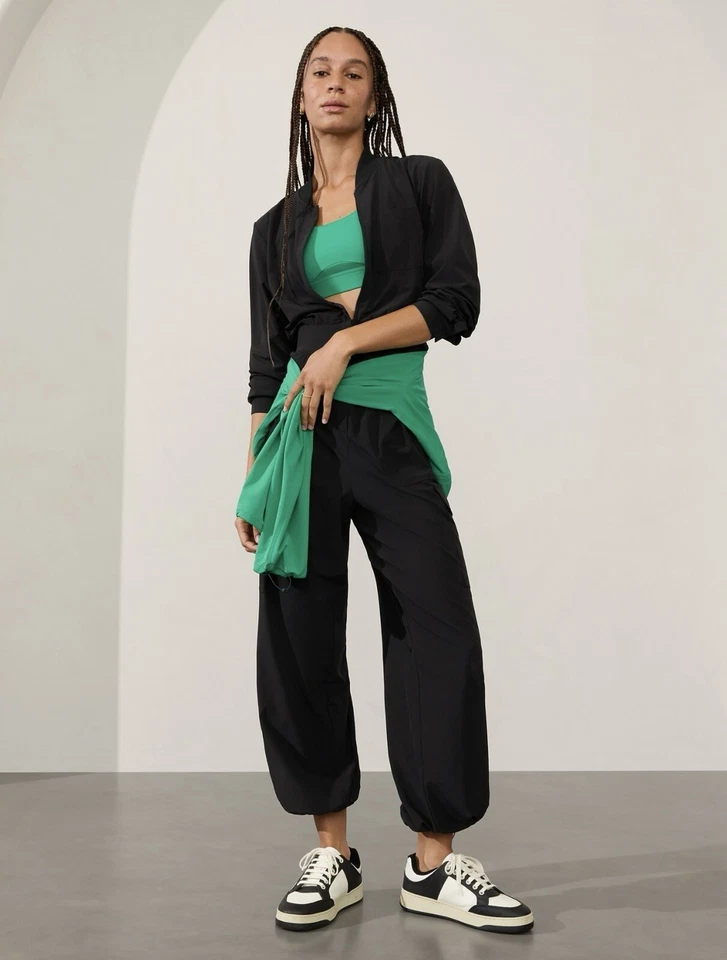 Athleta 4 Brooklyn Long Sleeved Jumpsuit Moss #415820