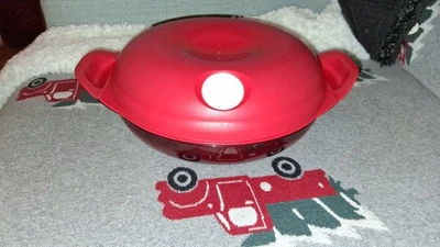 Tupperware MicroFix Behälter oval  700 ml rot tupper mikrowelle tupper  - Bild 1 von 3