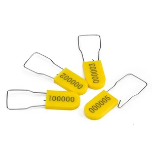 100PCS Plastic Padlock Security Seals Metal Wire Padlocks Electric Meter Seal... - Picture 1 of 7