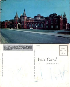 Historische Smithsonian Kunst und Industrie Gebäude Washington Postkarte - Bild 1 von 1