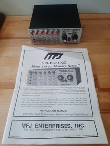 mfj 492 HAM Radio memory keyer and morse code Trainer with Manual *READ* - Photo 1/14