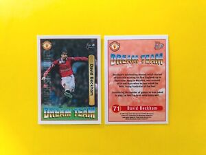 Futera Manchester United (Man Utd) 1997/98 - David Beckham Cards