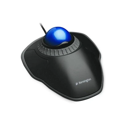 Kensington Orbit Trackball Mouse with Scroll Ring Wired Black 72337 - image 1 of 4