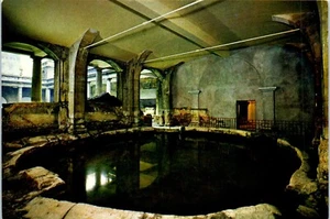 The Circular Roman Bath, Bath, Somerset, England Postkarte - Bild 1 von 2