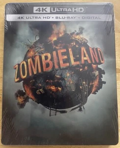 ZOMBIELAND 4K ULTRA HD + BLU RAY LIMITIERTE EDITION NACHDRUCK EXKLUSIVES STEELBOOK - Bild 1 von 2
