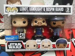 Funko Pop Star Wars 40 Lobot, Ugnaught & Bespin Guard Only Walmart 3 Pack. - Bild 1 von 6
