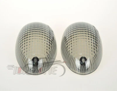 Fit Ducati Monster S2R; S4R; Smoke Front Idicator Flasher Lamp Turn Signal Lens  - Image 1 of 3