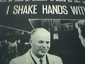 zeitungsschnittanzeige 1956 j p mallalieu der mann der nie war - Bild 1 von 1