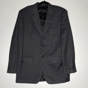New Alfani Herringbone Blazer Two Button Sport Coat Men's Size 40R - Picture 1 of 7