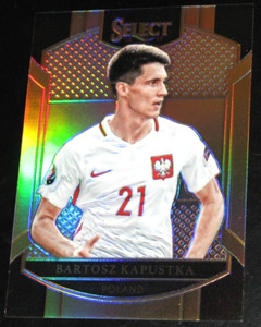 2016-17 Select Bartosz Kapustka Silver Prizm Terrace 2017 Poland #97