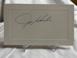Jim Hardin signed vintage 3x5 - 1969-71 Orioles - died 1991